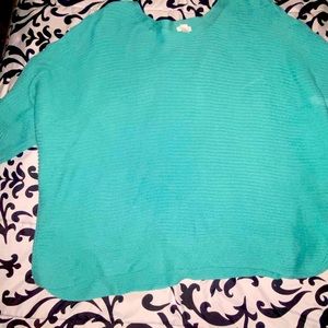 Teal sweater